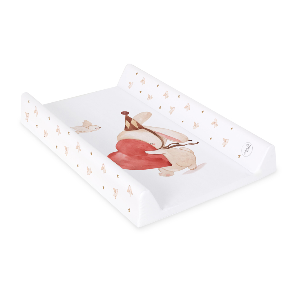 CEBA BABY Podložka prebaľovacia 2-hranná mäkká (50x70) Basic Pierrot